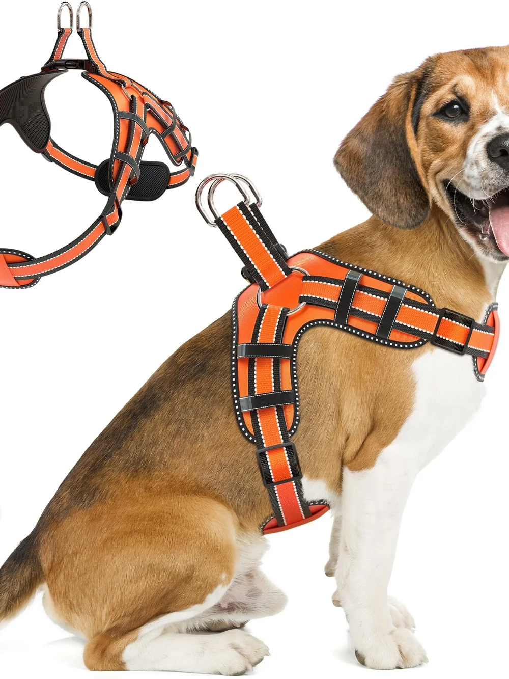 IWOOFI Dog Harness: No-Choke, Reflective, Adjustable Vest for Medium Dogs